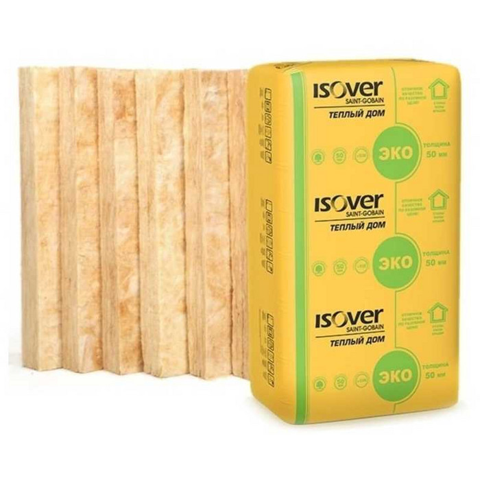 Утеплитель Isover Изовер Тёплый Дом Плита 50х610х1170 в Вырице